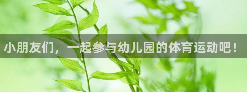 3377体育官方正版app娱乐平台：小朋友们，一起参与幼儿园
