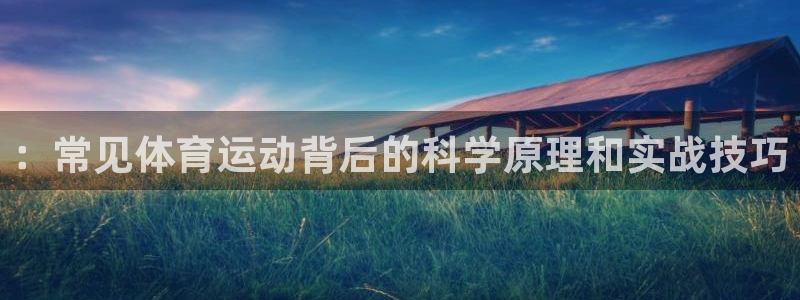  3377体育电子：：常见体育运动背后的科学原理和实战技巧